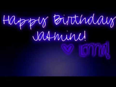 Happy Birthday Jasmine!