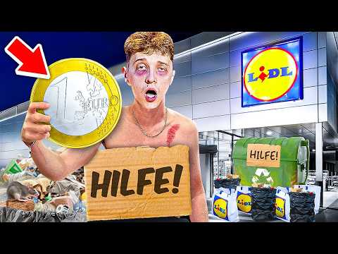 24 Stunden OBDACHLOS überleben! 😰 (Geht Schief )