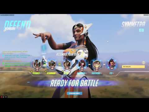 Winter Wonderland Symmetra Gameplay