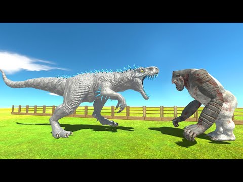 Atomic Indominus Rex Death Run - Animal Revolt Battle Simulator