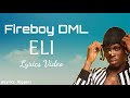 Fireboy DML Eli Lyrics Video