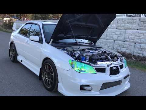 2007 Subaru Impreza WRX Garrett GT3071 Turbo 350HP Heavily Modified Engine Walk around Video Video