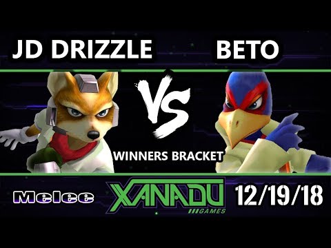 Smash Melee Tournament - JD Drizzle (Fox) Vs. Beto (Falco) - S@X 281 SSBM Winners Bracket