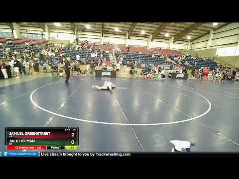 70 Lbs Champ. Round 1 - Samuel Greenstreet, OR Vs Jack Holman, UT 8694