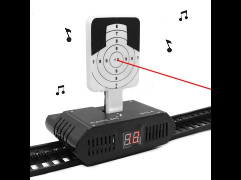 Elektronik lazer duyarlı hareketli hedef