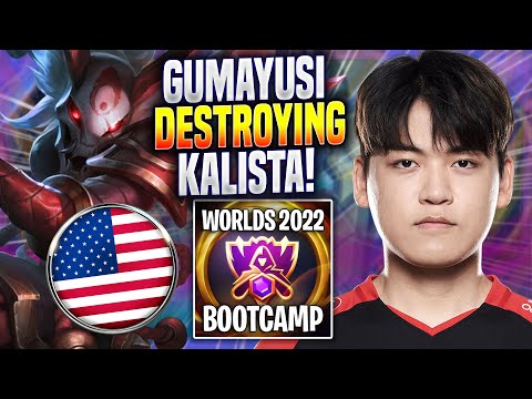 GUMAYUSI DESTROYING WITH KALISTA! - T1 Gumayusi Plays Kalista ADC vs Miss Fortune! | Bootcamp 2022