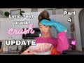 My TikTok CRUSH From The SONG LYRIC Text PRANK UPDATE Cake Edition Part 4