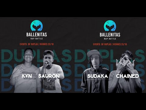 KVN + SAURON vs CHAINED + MELMAN: Octavos - BallenitasRap DUPLAS