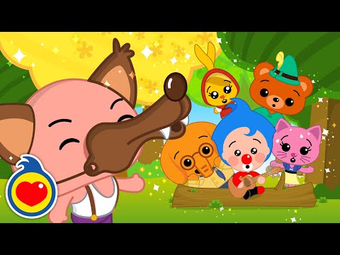 Vamos Brincar No Bosque 🌳🤸 | Música Infantil com Um Herói do Coração ❤️