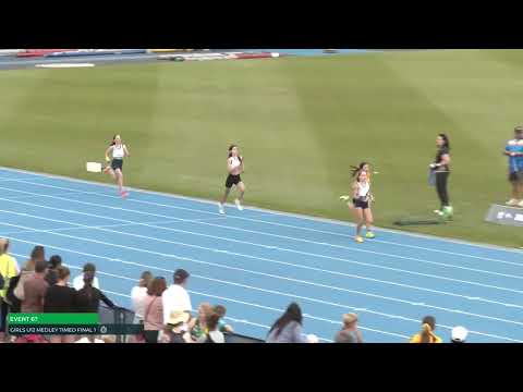 Girls U12 Medley Timed Final 1 - 2025-26 Commonwealth Bank State Relay Championships