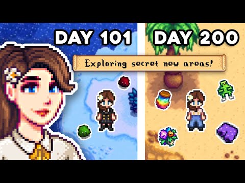 I played 100 MORE Days in Stardew Valley For The First Time! (200 Days Playthrough)