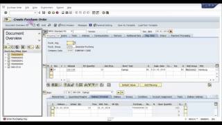 How to create a Purchase Order wrt Purchase Requisition -SAP MM Basic Video