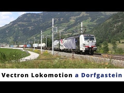 Vectron Lokomotion RTC with freight train in Dorfgastein