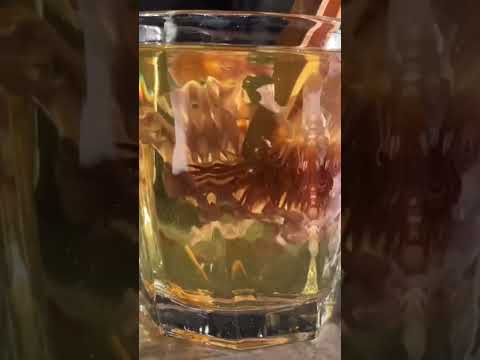 Recharging our soul with the most beautiful flower teas🌸have you tried drinking flowers? #shorts