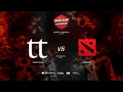 TeamTeam vs Rooons, DreamLeague Minor Qualifiers NA, bo3, game 2 [Mila & Inmate]