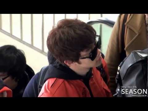 120227 김포공항 출국 2PM 준호 직캠 JUNHO AIRPORT