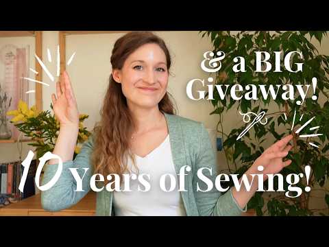 My First Year of Sewing (Beginner Sewing Mistakes!) + BIG GIVEAWAY 🎉