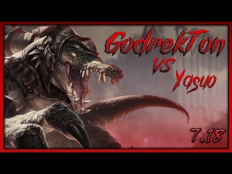 Renekton Vs Yasuo | Gameplay Commentary #3 [Patch 7.18]