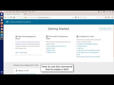 vSphere Integrated Containers (VIC) 1.3.1 Installation