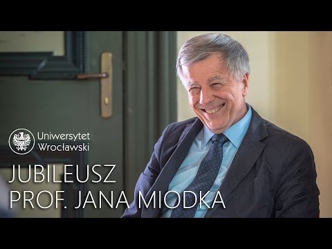 Jubileusz prof. Jana Miodka