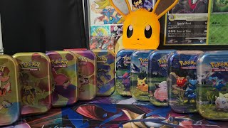 #Pokémon 151 mini tin vs ascended heroes mini tin round 2/5 #game #pokemoncards#tcg #pokemoncards