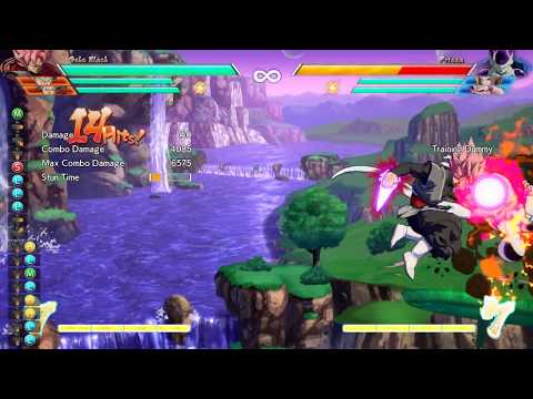Dragon ball FighterZ: Goku Black BnB 13 Corner 4 Vanish 4