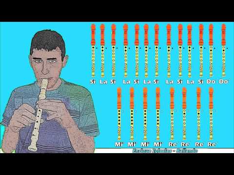 Enrique Iglesias - Bailando en Flauta Dulce con Notas
