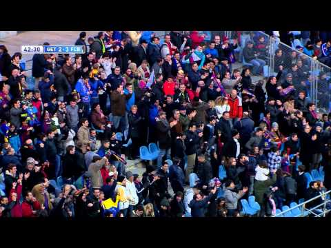 Gol de Pedro (2-3) en el Getafe CF - FC Barcelona - HD