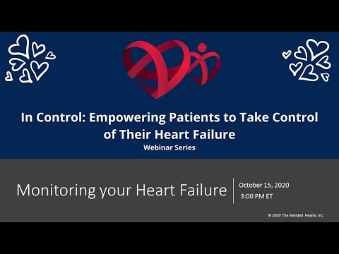 In Control Webinar 2: Monitoring your Heart Failure