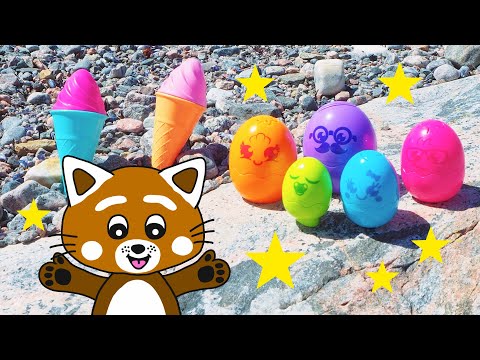 Pukkins på ön - Lek och lär dig färger med Pukkins - Lek med oss