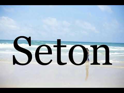 How To Pronounce Seton🌈🌈🌈🌈🌈🌈Pronunciation Of Seton