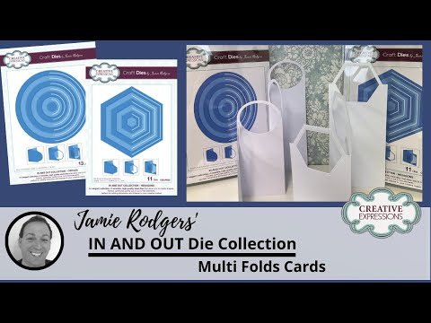 Jamie Rodgers - Top Tip - Creative Expressions' In And Out Die Collection - Multi Fold Card