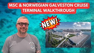 A Walkthrough of Galveston Cruise Terminal 16. A look at new MSC and Norwegian Cruise Terminal
