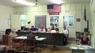 preview picture of video 'Leeds, Utah Town Council Meeting August 14, 2013'