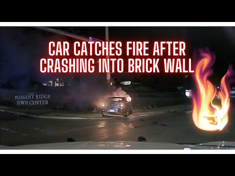 Arkansas State Police rush to provide backup - local pursuit ends with suspect hitting brick wall