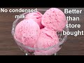 Homemade Strawberry Ice Cream Recipe Without Condensed Milk Better Than Store Bought