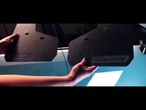 [4K] FRONT MUDFLAPS INSTALL | REKGEN MUDLFAPS | 2015+ SUBARU WRX SERIES.GREY STI S208 TRANSFORMATION