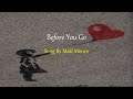 Matt Monro - Before You Go