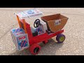 HOW TO MAKE MINI MATCHBOX JCB SITE DUMPER TRUCK DIY MATCHBOX JCB DUMPER AT HOME DIY