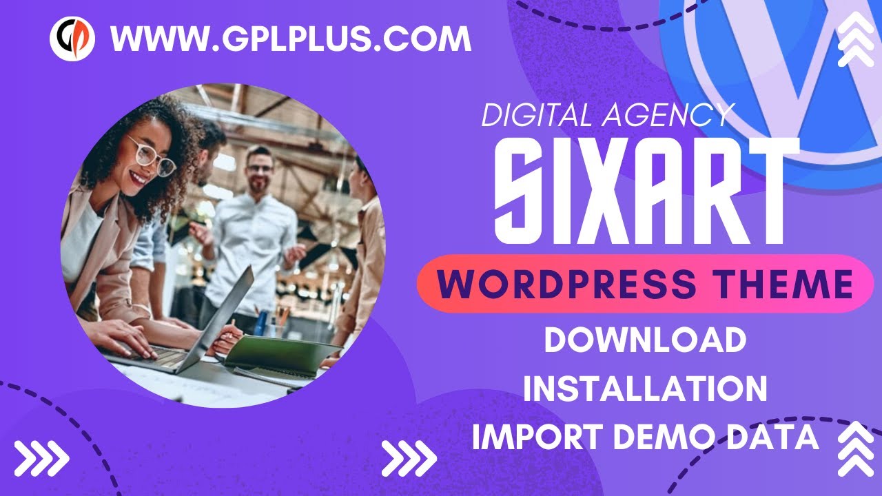 Sixart - Digital Agency WordPress Theme , Download , Installation & Import Demo Data