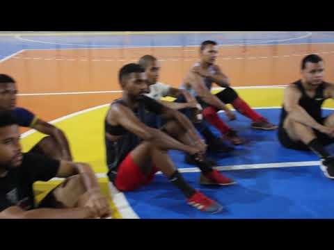 Treinamento do time de futsal da UFMA de Pinheiro