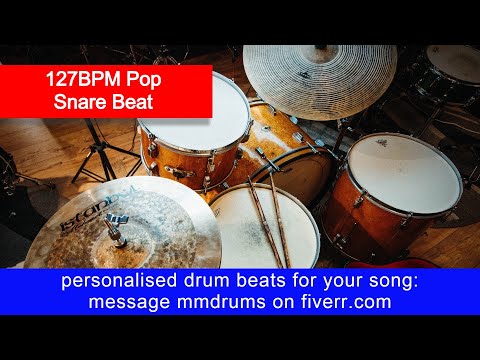 127 BPM - POP - 4/4 Fun Drums Backing Track
