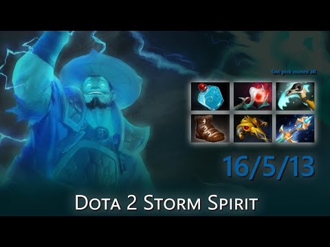 [Top 75 OpenDota Storm Spirit] "last pick muted all" 16/5/13 | Dota 2 Storm Spirit highlights