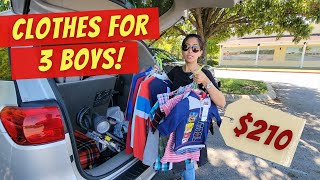 Save Money on Boys Clothes Consignment Sale Haul Video