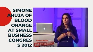 Simone Ahuja of Blood Orange at Small Business Congress 2012  image