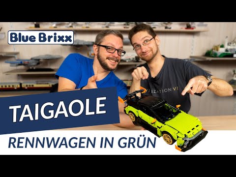 Rennwagen in grün