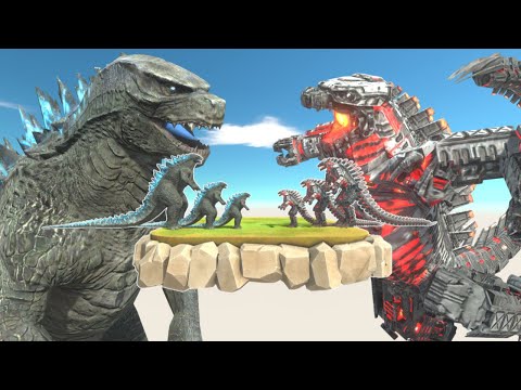 What If Growing Godzilla 2014 VS Mechagodzilla Size Comparison - ARBS