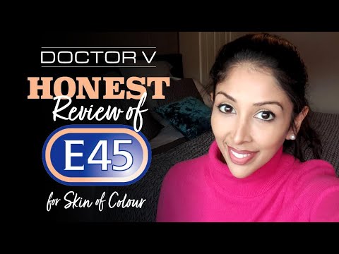 Doctor V - Honest Review of E45 for Skin of Colour | Brown or Black Skin