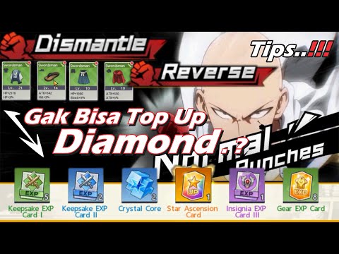 One Punch Man : The Stronges Tips Swap Gear To EXP Card " Dismantle - Reverse "