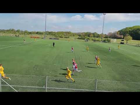 Lukas i kamp for AC Horsens u13 mod Vejle Boldklub